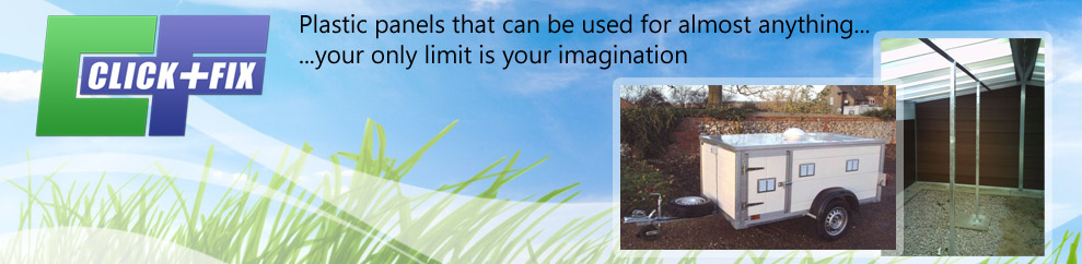 plastic panels that can be sued for planks, fencing or anything