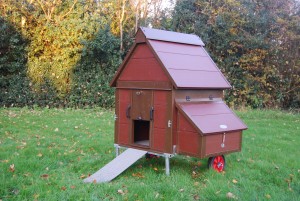 Chicken House made by www.markfrancis.co.uk from Click & Fix Plastic Panels