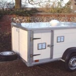 Trailer from plastic pannels