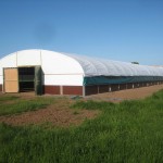 plastic plank rearing house