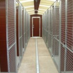 kennels made from plastic panels and planks
