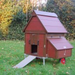 Chicken House made by www.markfrancis.co.uk from Click & Fix Plastic Panels